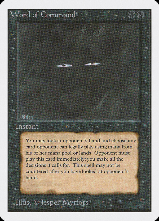 Word of Command [Unlimited Edition] | Gate City Games LLC