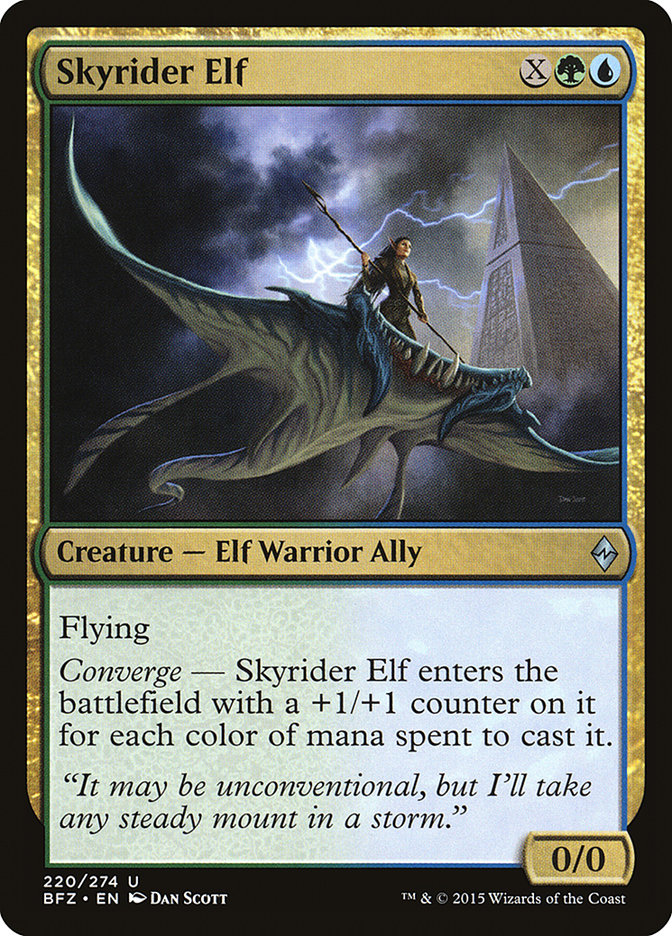 Skyrider Elf [Battle for Zendikar] | Gate City Games LLC