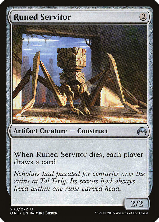 Runed Servitor [Magic Origins] | Gate City Games LLC