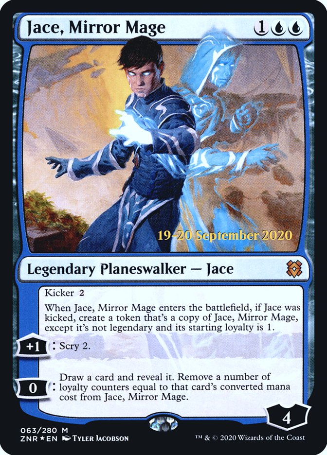 Jace, Mirror Mage [Zendikar Rising Prerelease Promos] | Gate City Games LLC