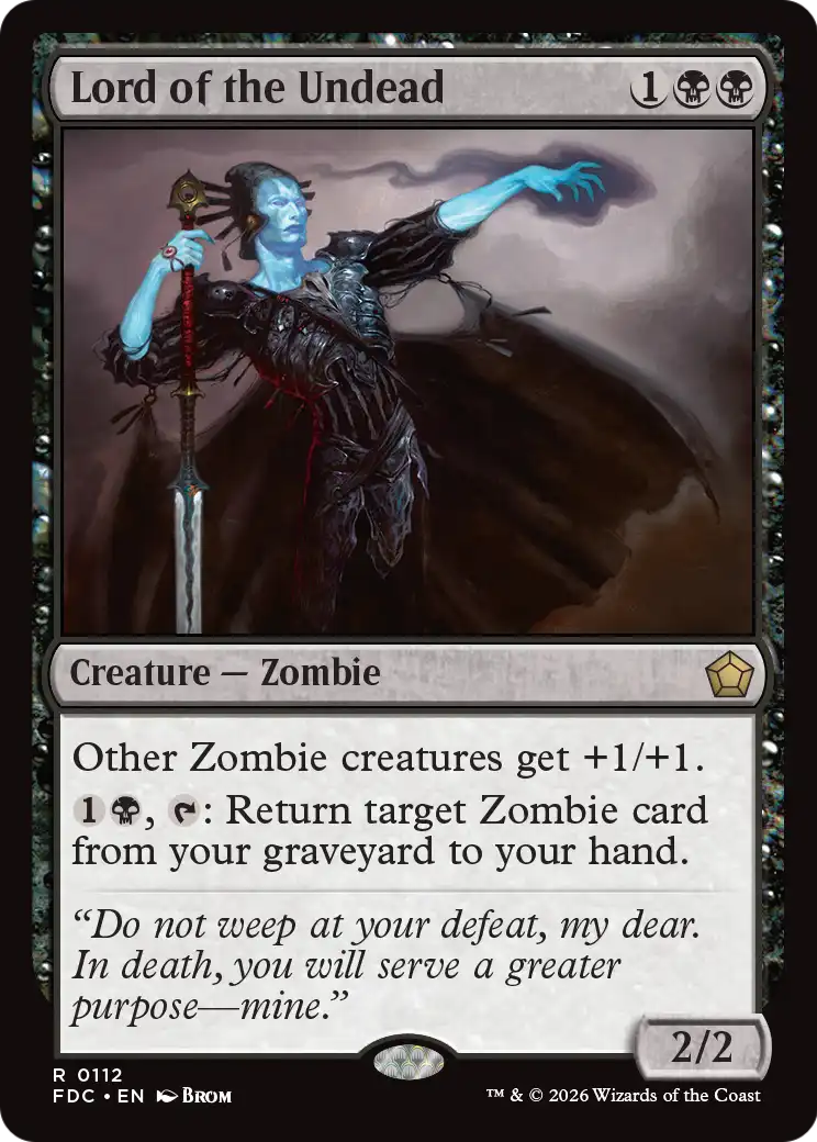 Lord of the Undead [Foundations Commander] | Gate City Games LLC