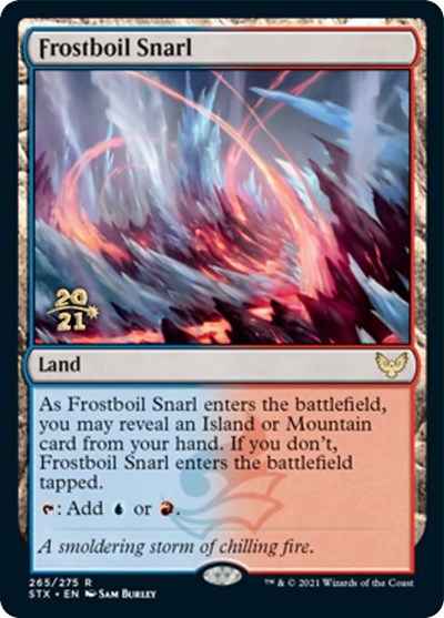 Frostboil Snarl [Strixhaven: School of Mages Prerelease Promos] | Gate City Games LLC