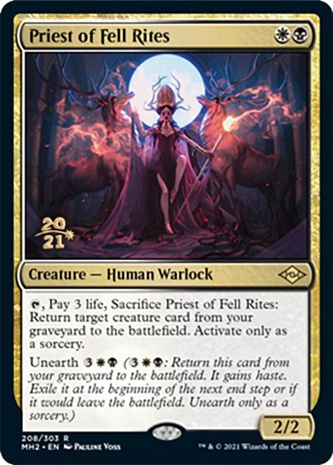 Priest of Fell Rites [Modern Horizons 2 Prerelease Promos] | Gate City Games LLC