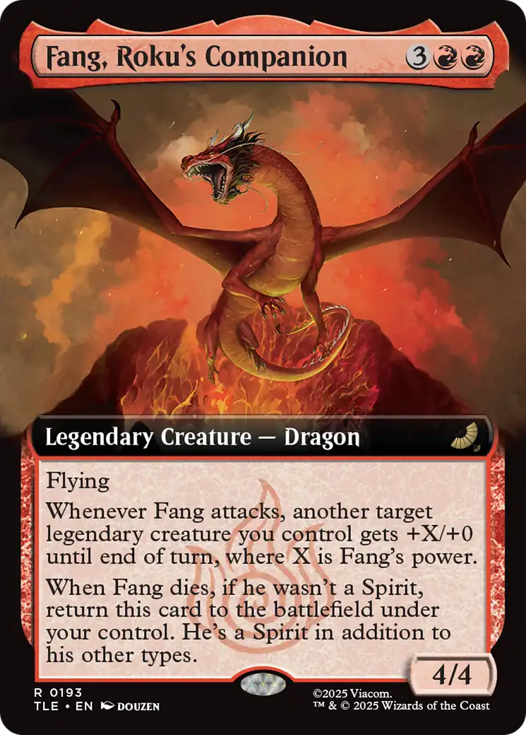 Fang, Roku's Companion (Extended Art) [Avatar: The Last Airbender: Eternal-Legal] | Gate City Games LLC