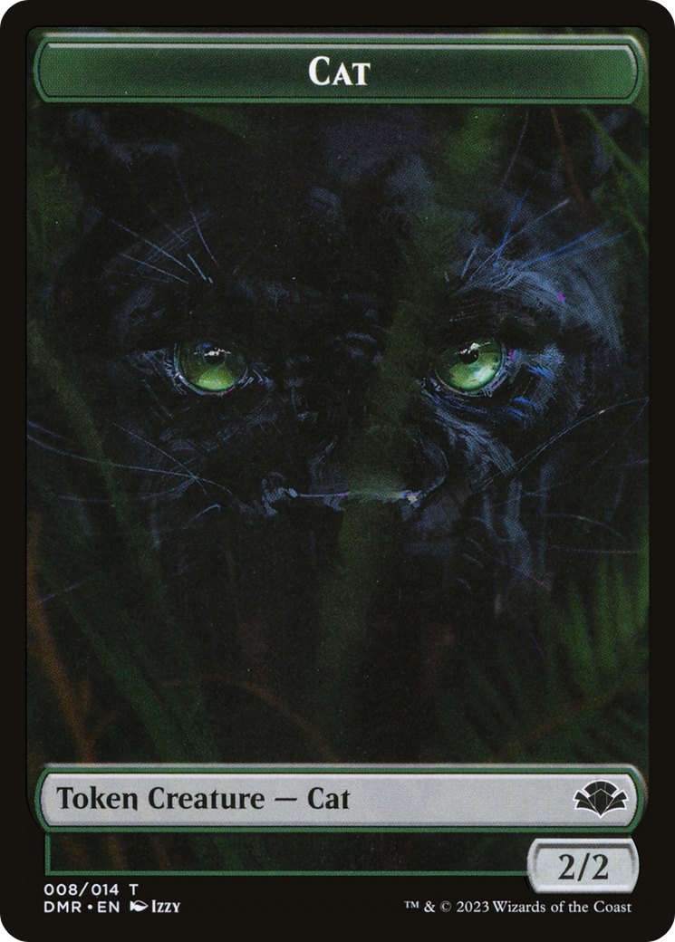 Cat Token (008) [Dominaria Remastered Tokens] | Gate City Games LLC