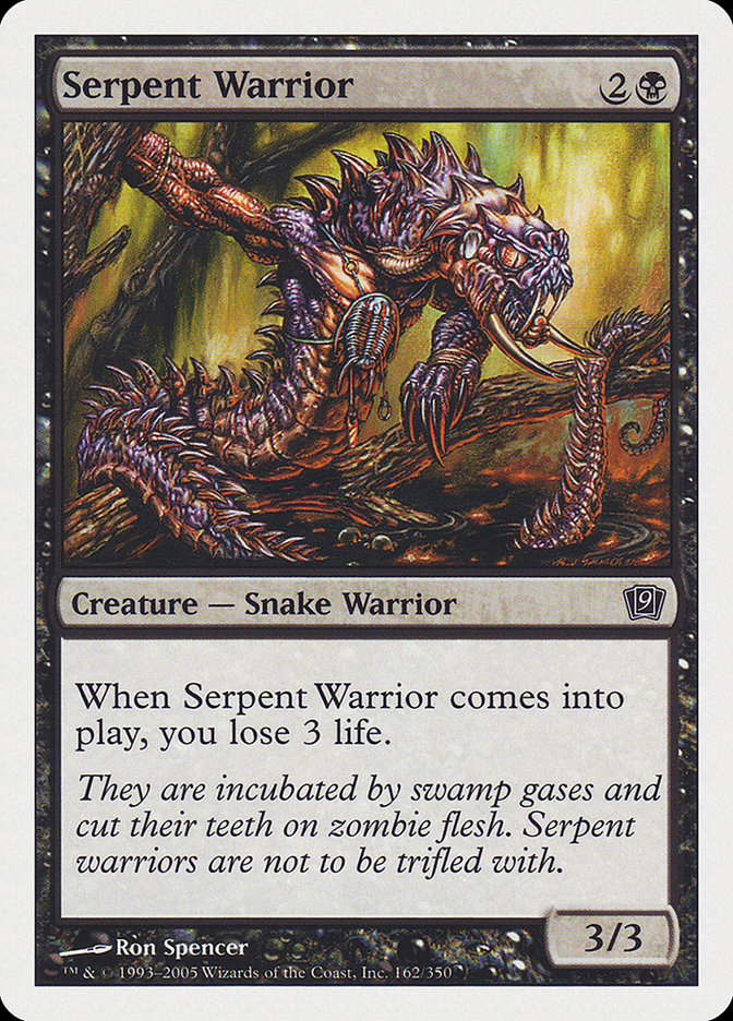 Serpent Warrior [Ninth Edition] | Gate City Games LLC