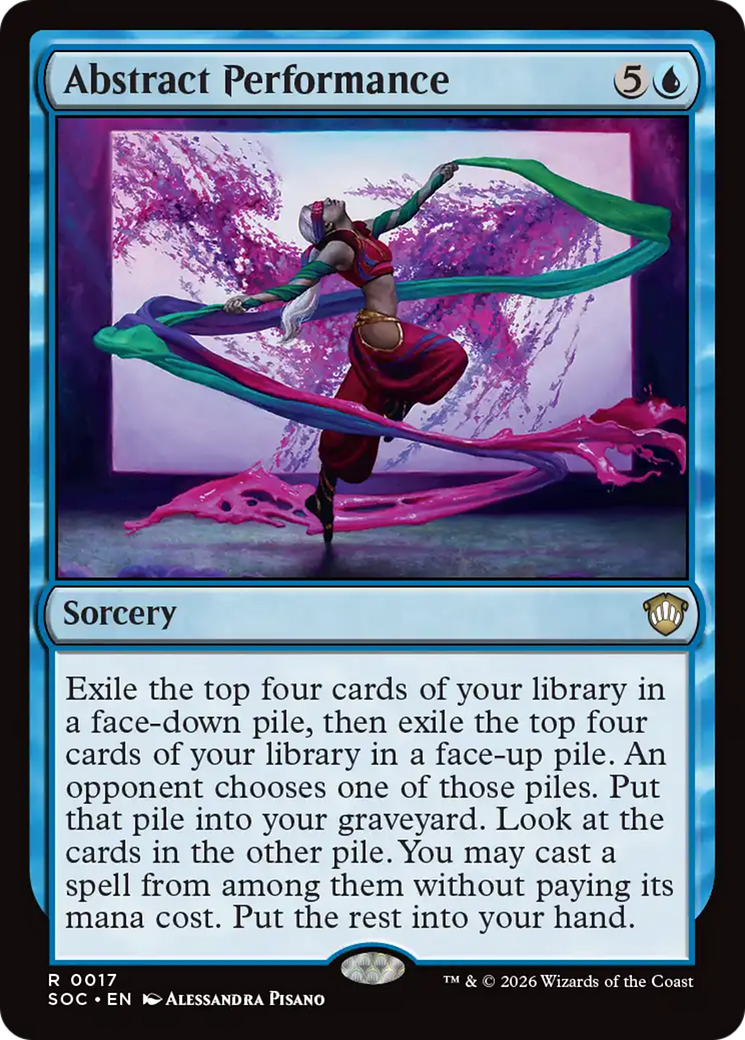 Abstract Performance [Secrets of Strixhaven Commander] | Gate City Games LLC