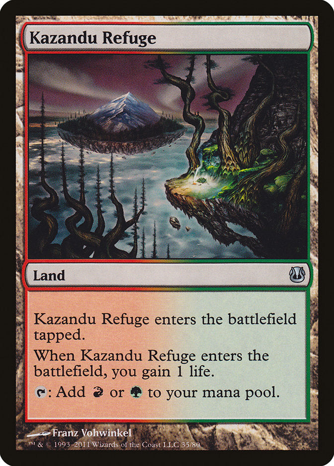 Kazandu Refuge [Duel Decks: Ajani vs. Nicol Bolas] | Gate City Games LLC