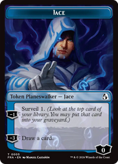 Illusion // Jace Double-Sided Token [Reality Fracture Tokens] | Gate City Games LLC