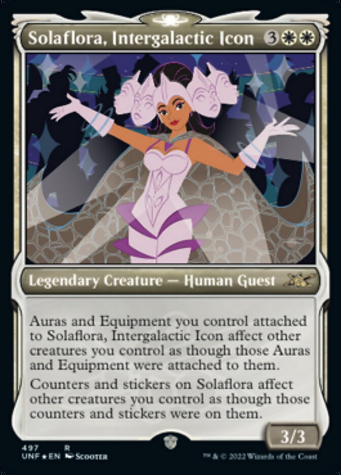 Solaflora, Intergalactic Icon (Showcase) (Galaxy Foil) [Unfinity] | Gate City Games LLC