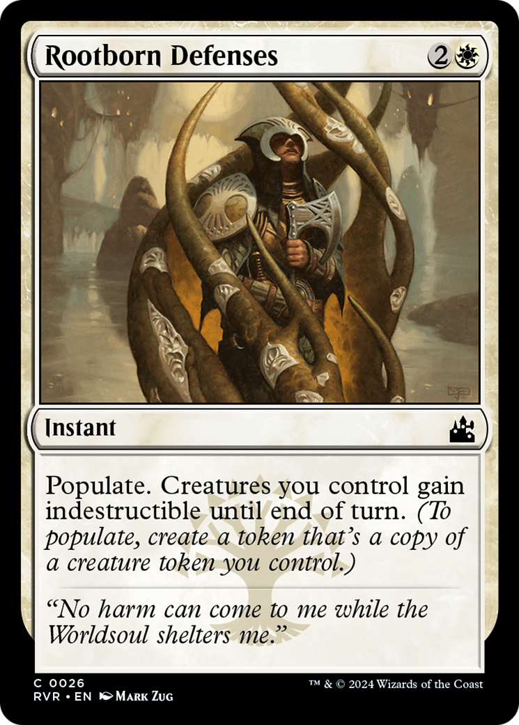 Rootborn Defenses [Ravnica Remastered] | Gate City Games LLC