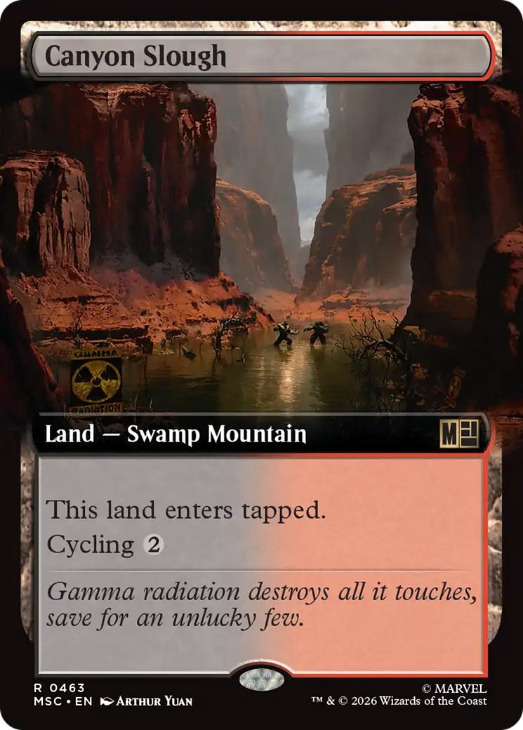 Canyon Slough (Extended Art) [Marvel Super Heroes Commander] | Gate City Games LLC