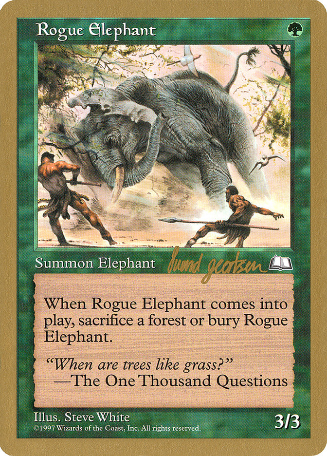 Rogue Elephant (Svend Geertsen) [World Championship Decks 1997] | Gate City Games LLC