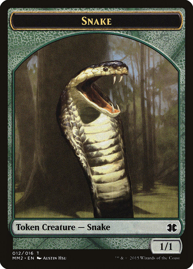 Snake Token [Modern Masters 2015 Tokens] | Gate City Games LLC