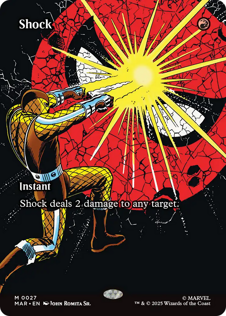 Shock (Borderless) [Marvel's Spider-Man: Eternal-Legal] | Gate City Games LLC