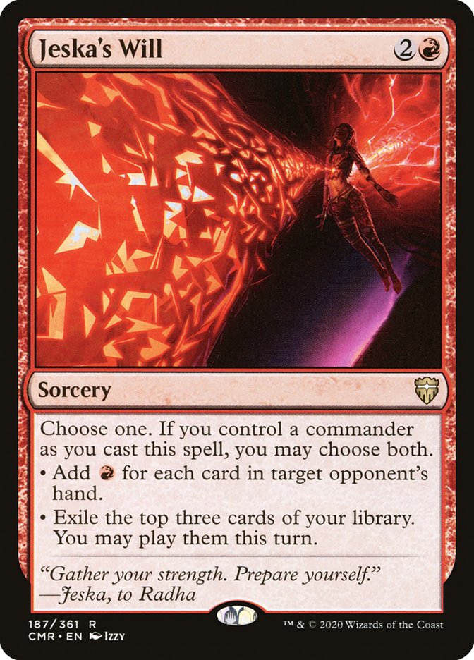 Jeska's Will [Commander Legends] | Gate City Games LLC