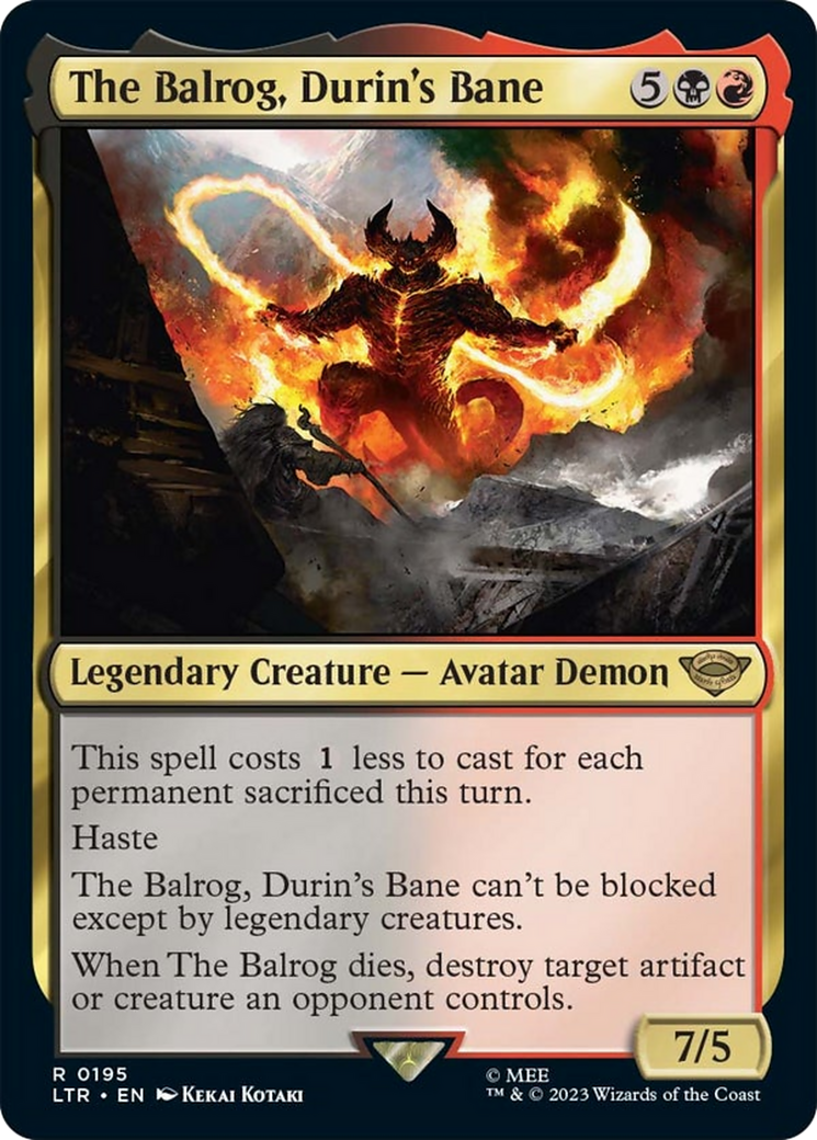 The Balrog, Durin's Bane [The Lord of the Rings: Tales of Middle-Earth] | Gate City Games LLC