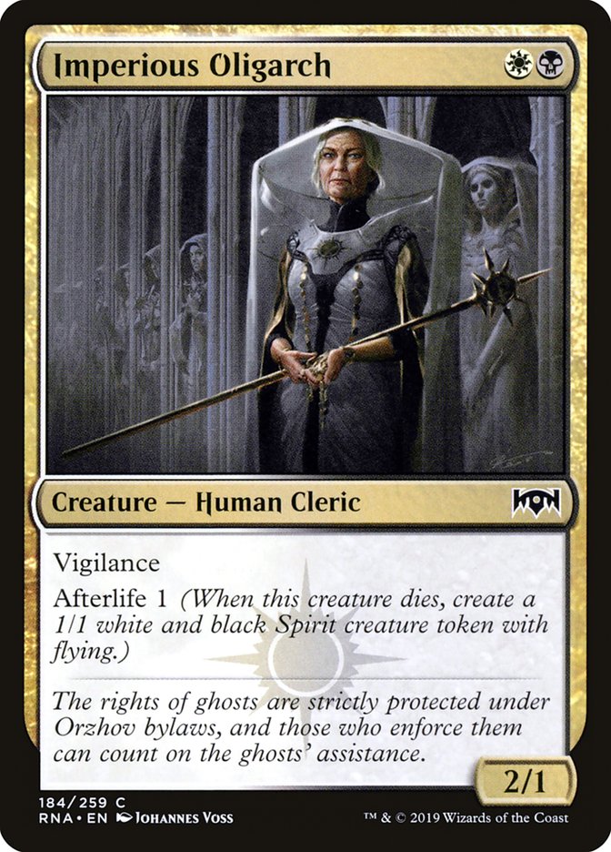 Imperious Oligarch [Ravnica Allegiance] | Gate City Games LLC