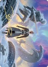 Search for Glory Art Card (Gold-Stamped Signature) [Kaldheim Art Series] | Gate City Games LLC
