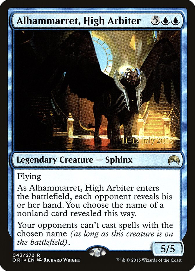 Alhammarret, High Arbiter [Magic Origins Prerelease Promos] | Gate City Games LLC
