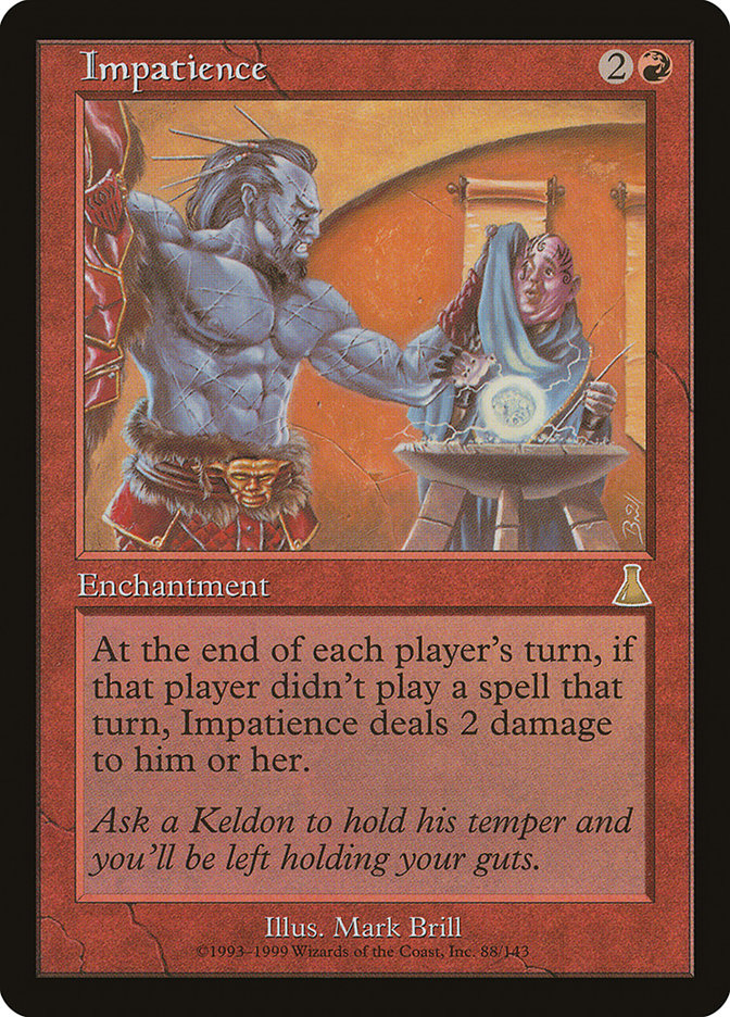 Impatience [Urza's Destiny] | Gate City Games LLC
