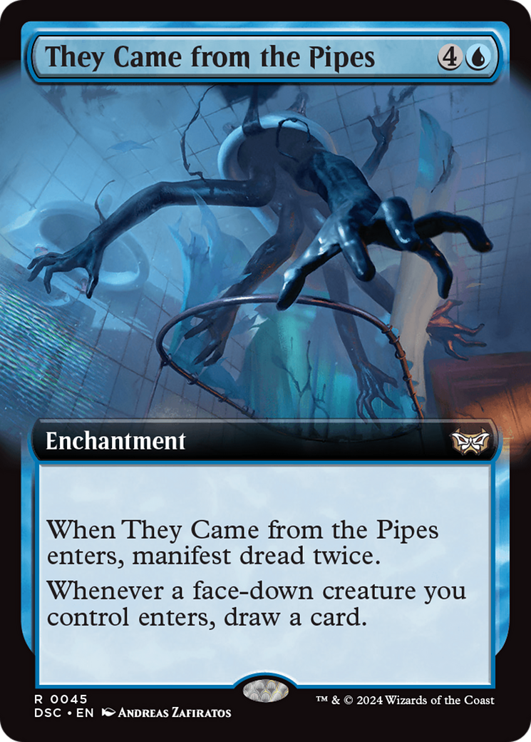 They Came from the Pipes (Extended Art) [Duskmourn: House of Horror Commander] | Gate City Games LLC