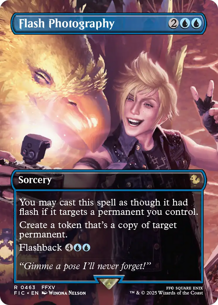Flash Photography (Borderless) [FINAL FANTASY Commander] | Gate City Games LLC