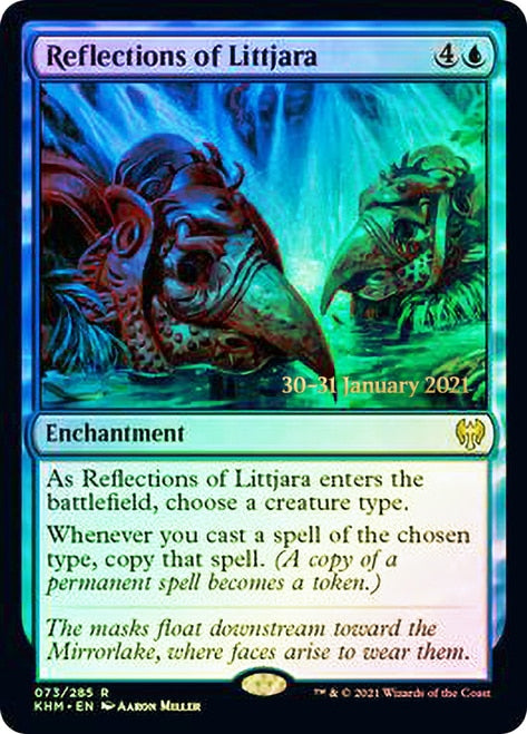 Reflections of Littjara [Kaldheim Prerelease Promos] | Gate City Games LLC