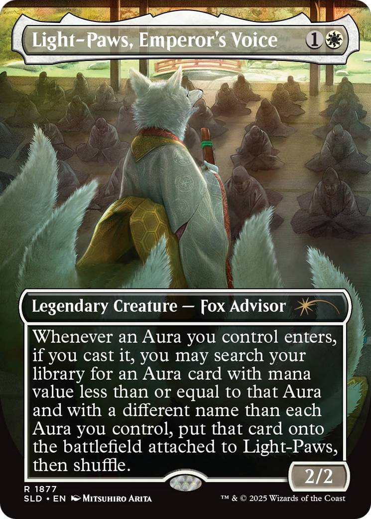 Light-Paws, Emperor's Voice (Rainbow Foil) [Secret Lair Drop Series] | Gate City Games LLC