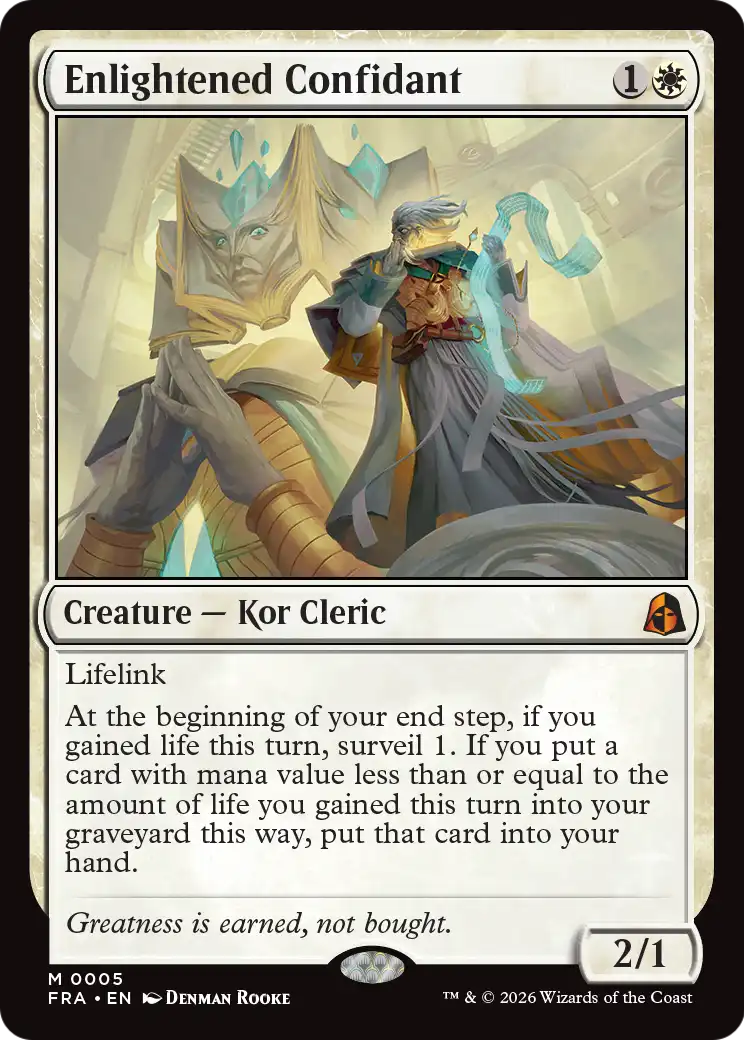 Enlightened Confidant [Reality Fracture] | Gate City Games LLC