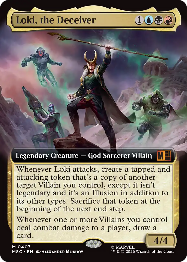 Loki, the Deceiver (Extended Art) [Marvel Super Heroes Commander] | Gate City Games LLC