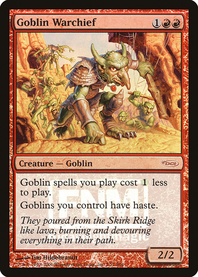 Goblin Warchief [Friday Night Magic 2006] | Gate City Games LLC