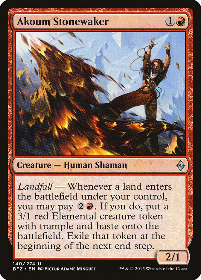 Akoum Stonewaker [Battle for Zendikar] | Gate City Games LLC