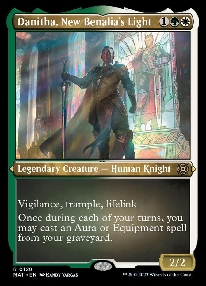 Danitha, New Benalia's Light (Foil Etched) [March of the Machine: The Aftermath] | Gate City Games LLC
