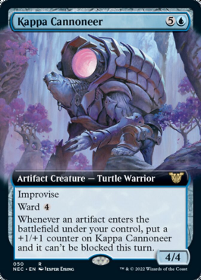 Kappa Cannoneer (Extended Art) [Kamigawa: Neon Dynasty Commander] | Gate City Games LLC