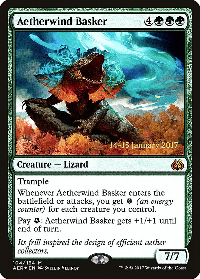 Aetherwind Basker [Aether Revolt Prerelease Promos] | Gate City Games LLC