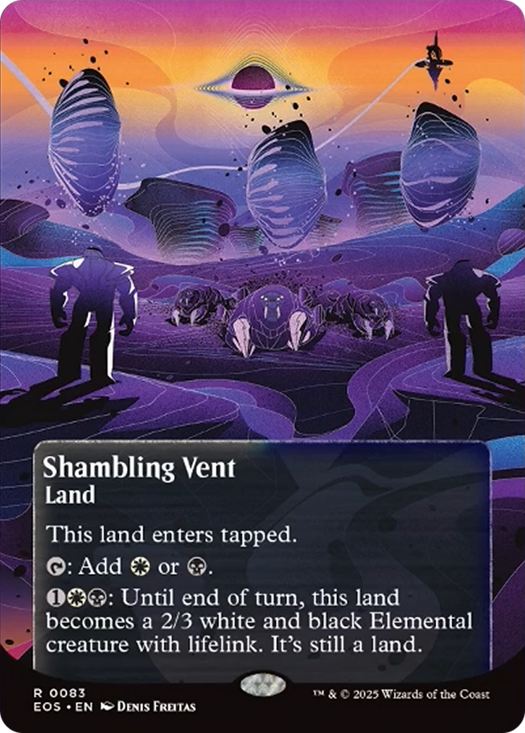 Shambling Vent (0083) (Borderless) [Edge of Eternities: Stellar Sights] | Gate City Games LLC
