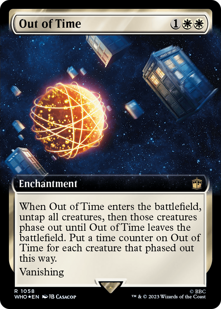 Out of Time (Extended Art) (Surge Foil) [Doctor Who] | Gate City Games LLC