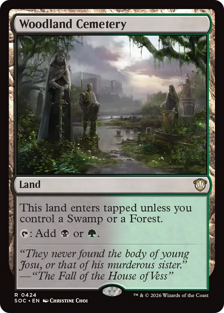 Woodland Cemetery [Secrets of Strixhaven Commander] | Gate City Games LLC