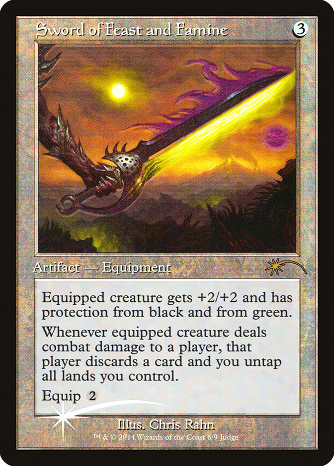 Sword of Feast and Famine [Judge Gift Cards 2014] | Gate City Games LLC