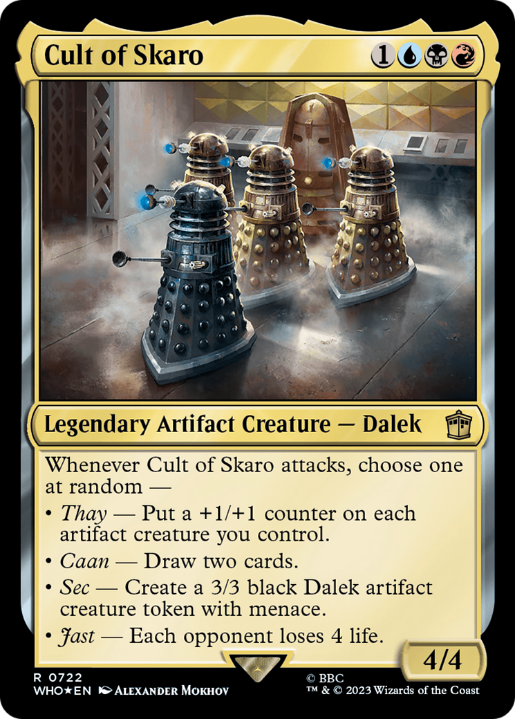 Cult of Skaro (Surge Foil) [Doctor Who] | Gate City Games LLC