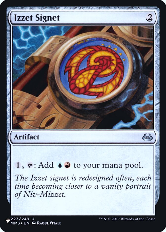 Izzet Signet [Secret Lair: Heads I Win, Tails You Lose] | Gate City Games LLC