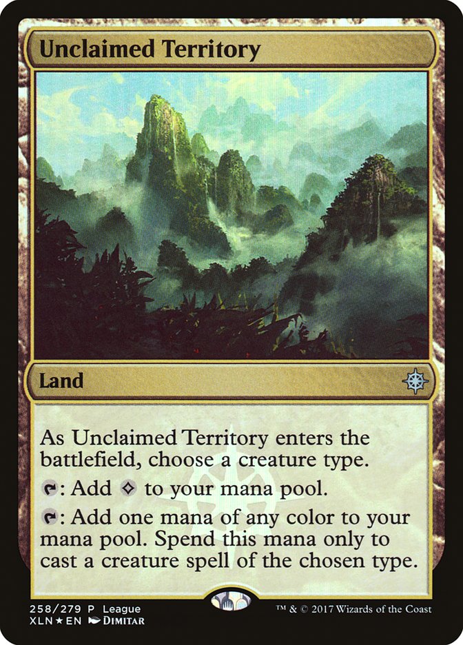 Unclaimed Territory (League) [Ixalan Promos] | Gate City Games LLC