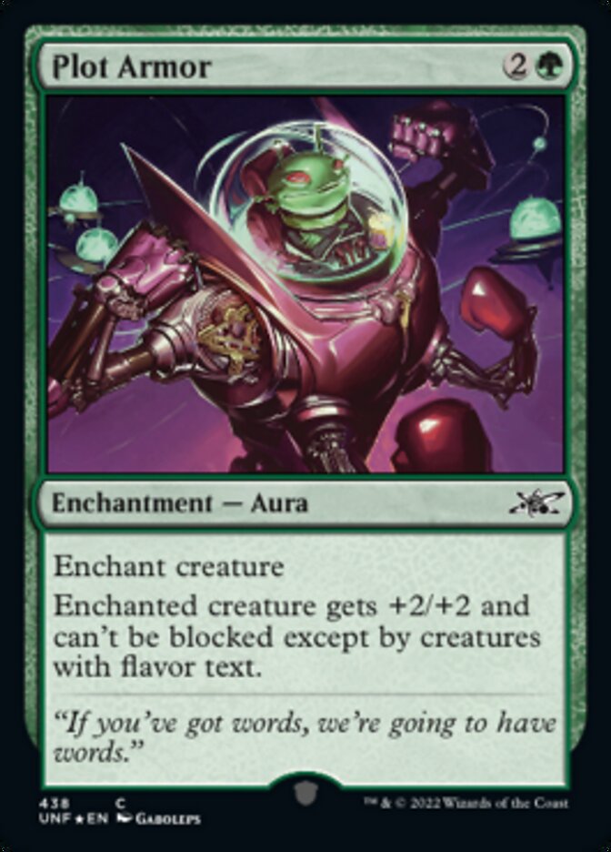 Plot Armor (Galaxy Foil) [Unfinity] | Gate City Games LLC