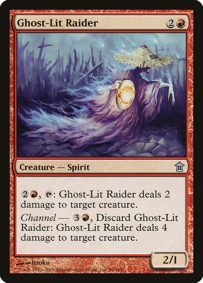 Ghost-Lit Raider [Saviors of Kamigawa] | Gate City Games LLC