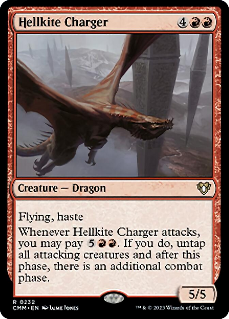 Hellkite Charger [Commander Masters] | Gate City Games LLC