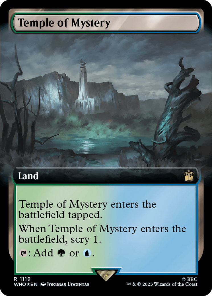 Temple of Mystery (Extended Art) (Surge Foil) [Doctor Who] | Gate City Games LLC