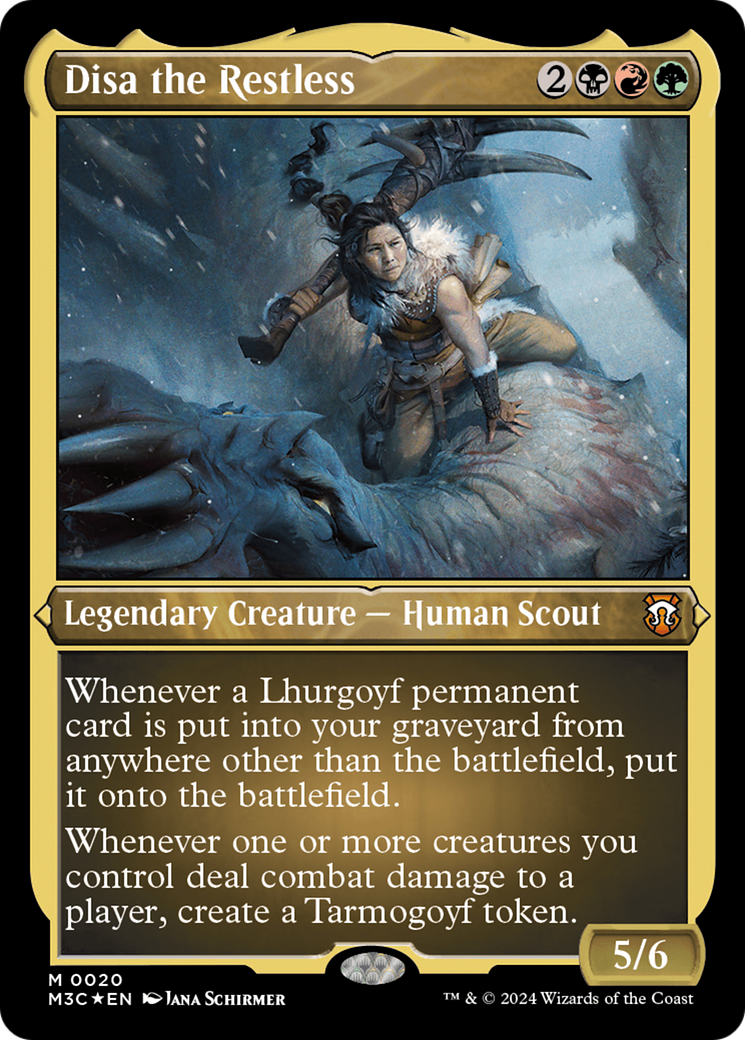 Disa the Restless (Foil Etched) [Modern Horizons 3 Commander] | Gate City Games LLC