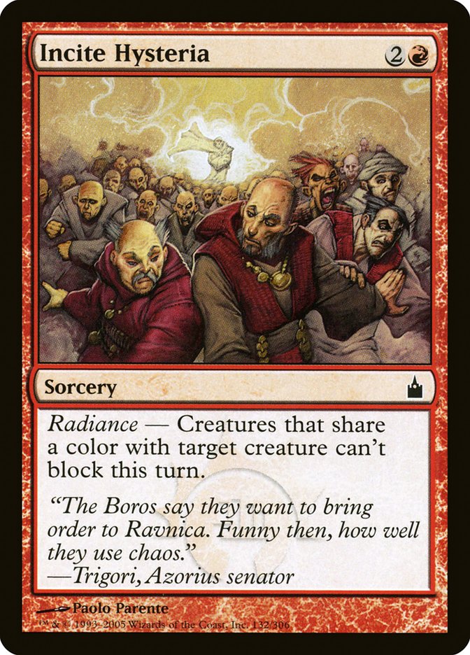 Incite Hysteria [Ravnica: City of Guilds] | Gate City Games LLC