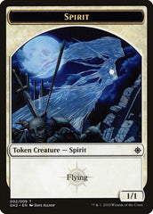 Spirit (002) // Spirit (010) Double-Sided Token [Ravnica Allegiance Guild Kit Tokens] | Gate City Games LLC
